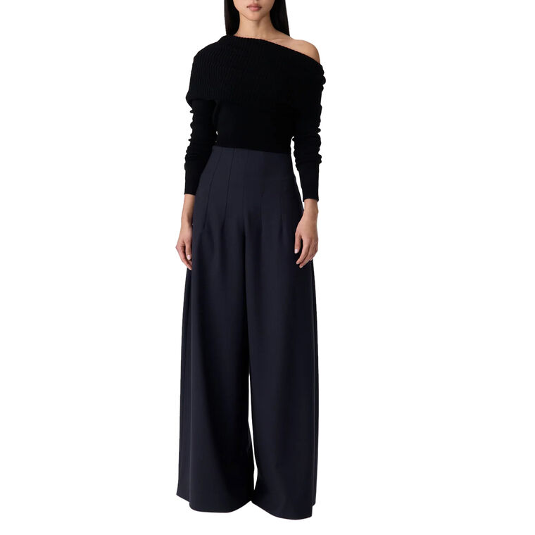 High Waist Wide Leg Trouser image number null