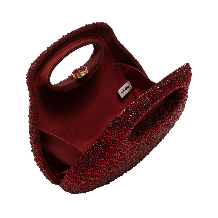 Mimi Rhinestone Top Handle Bag image number null