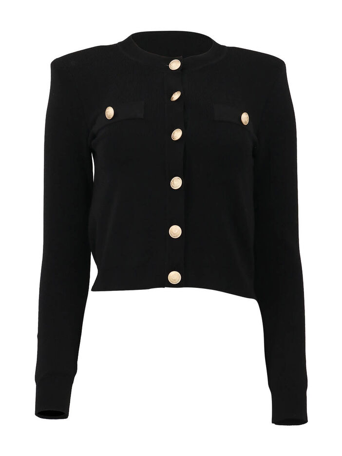 Toulouse Crop Crew Neck Cardig image number null