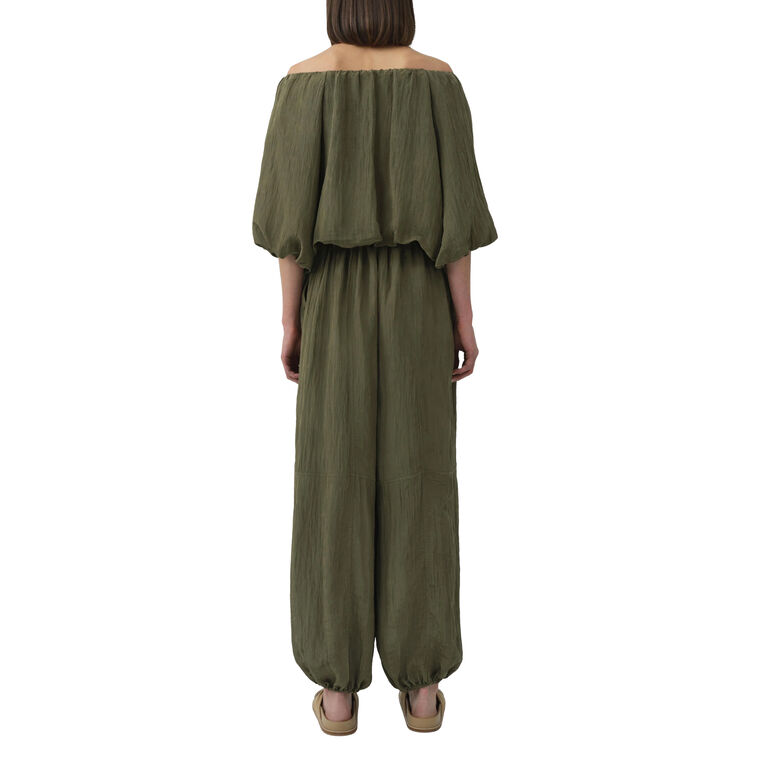 Anni Puff Sleeve Cropped Top image number null