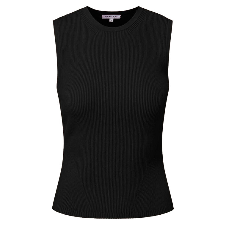 Sid Crewneck Sleeveless Knit Top image number null