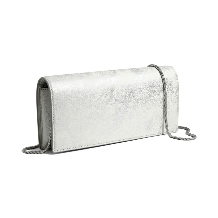 Twisted Silver Side Handle Clutch image number null