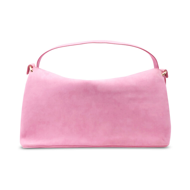 Ani Suede Satchel With Charm image number null