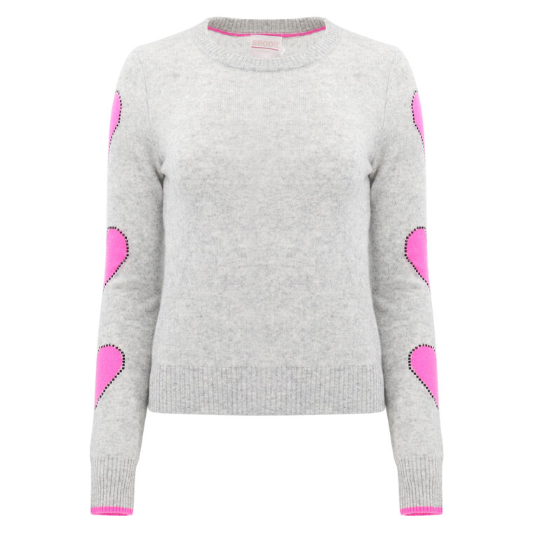 Pixel Heart Sweater image number null