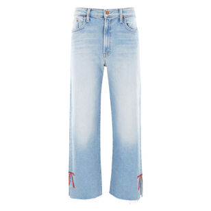 The Rambler Zip Slice Hover Fray Jean With Bow Detail