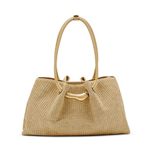 Asa Raffia Top Handle Satchel