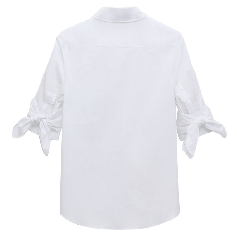 Pure Power Tie-Sleeve Blouse image number null