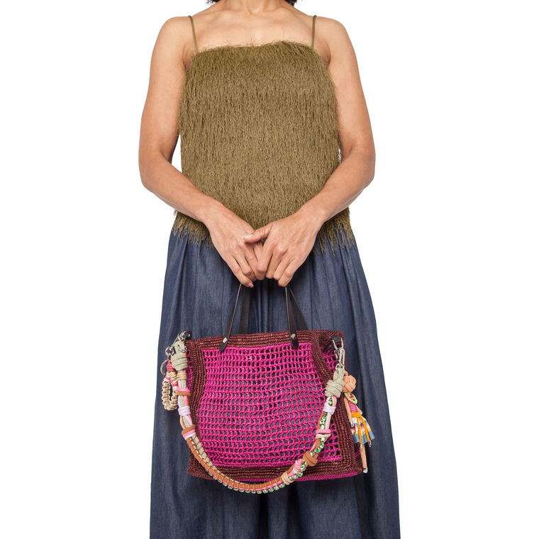 Small Cabas Tote Bag With Samba Shoulder Strap image number null