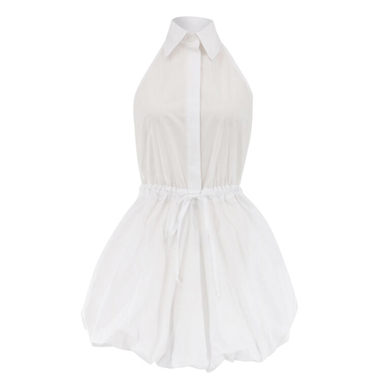 Halterneck Bubble Mini Dress image number null