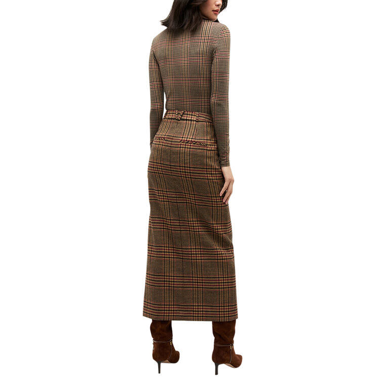 Maxine Plaid Maxi Skirt image number null