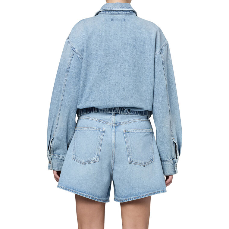 Nile Denim Bomber Jacket image number null
