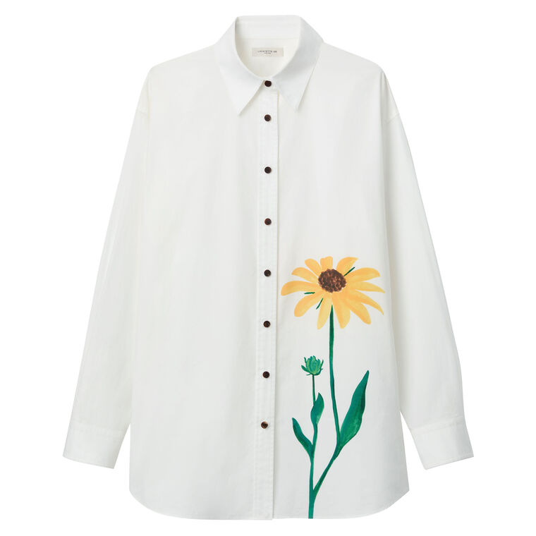 Long Sleeve Boyfriend Oversized Shirt image number null