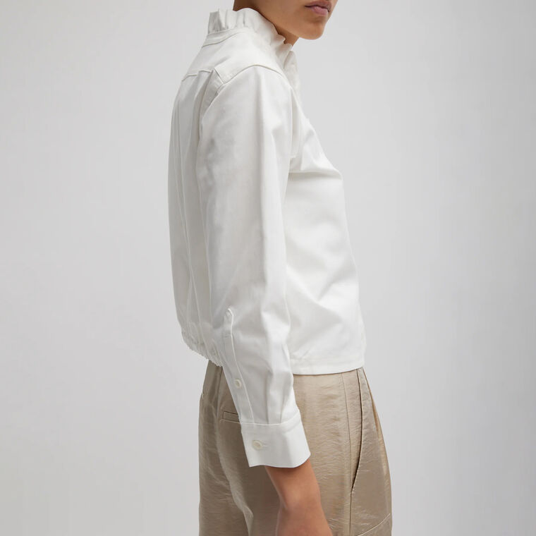 Chino Holly Bracelet Sleeve Shirt image number null