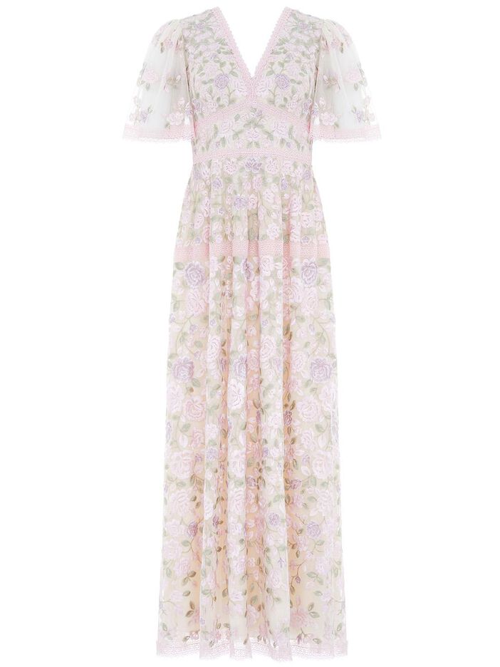 Lavender Rose Ankle Gown image number null