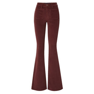 Beverly Patch Pocket Corduroy Skinny Flare Pant