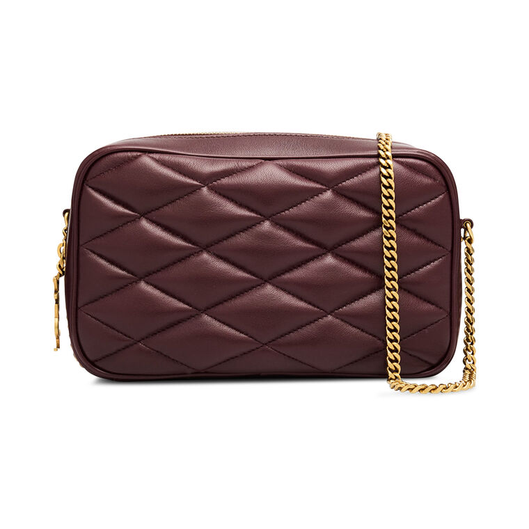 Quilted Leather Mini Camera Bag image number null