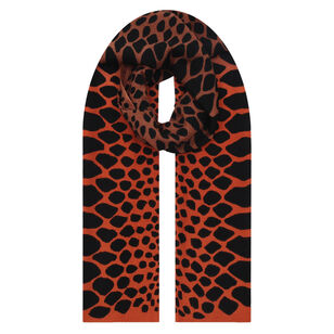 Animal Pattern Merino Scarf