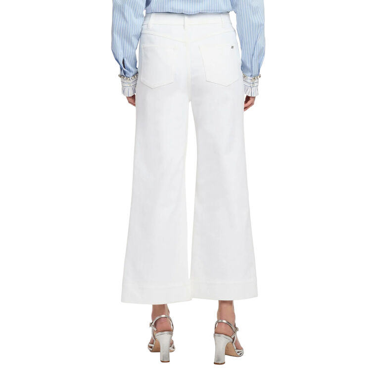 Joey Mid-Rise Cropped Wide-Leg Jeans image number null