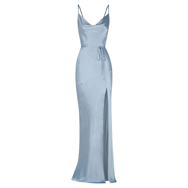 La Lune Bias Cowl Maxi Dress image number null