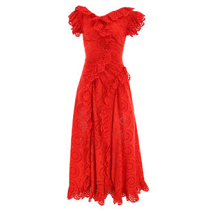 Charli Cotton Eyelet Maxi Dress