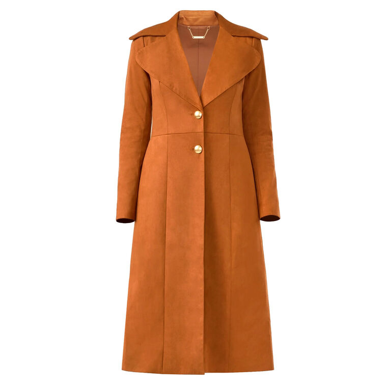 Starflower Suede Coat image number null