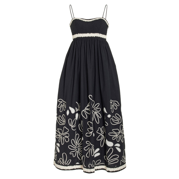 Hollis Cotton Midi Dress image number null