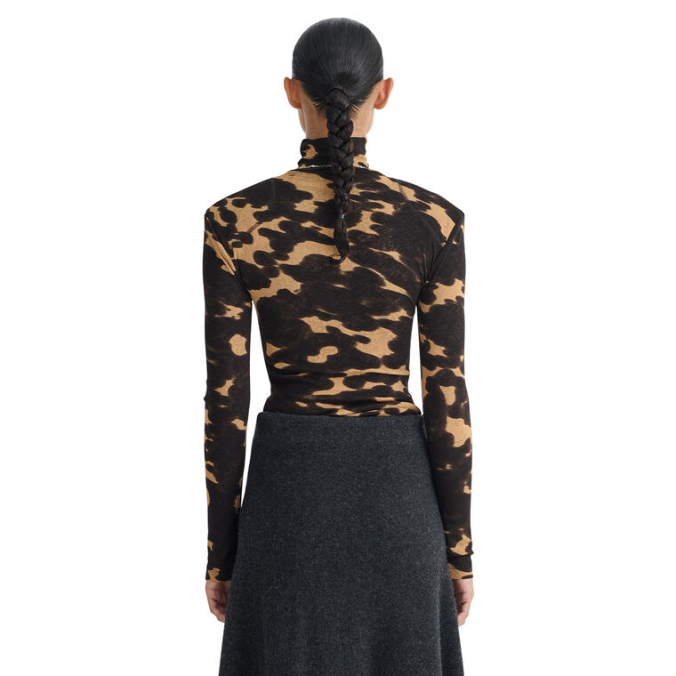 Nayeli Long Sleeve Mesh Jersey Top image number null