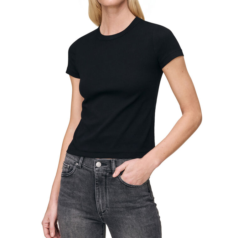 Short Sleeve Shrunken Tee image number null