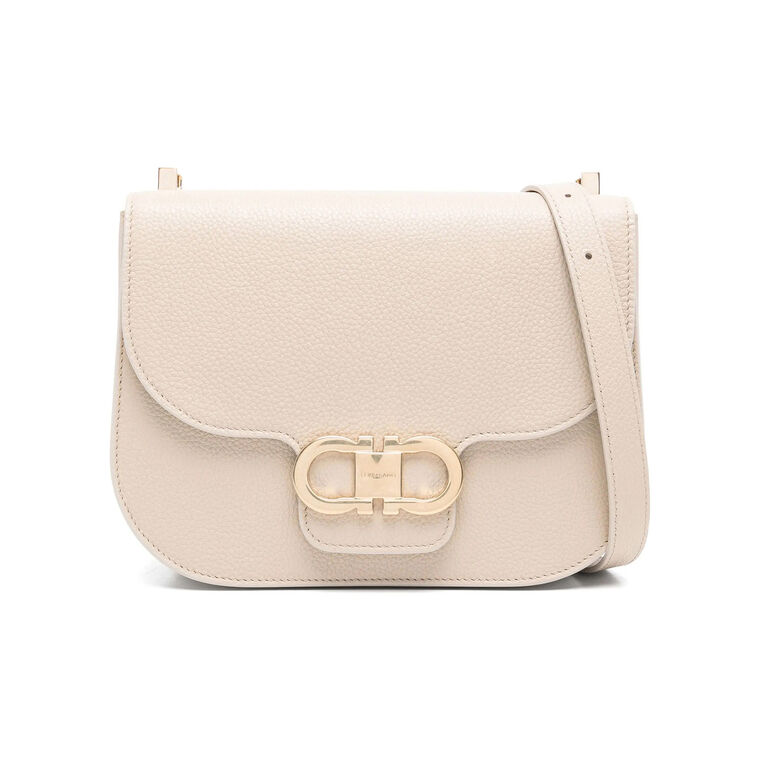 Double Gancio Leather Crossbody Bag image number null