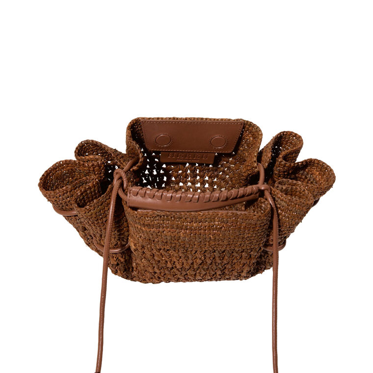 Arta Mini Crochet Raffia Bag image number null