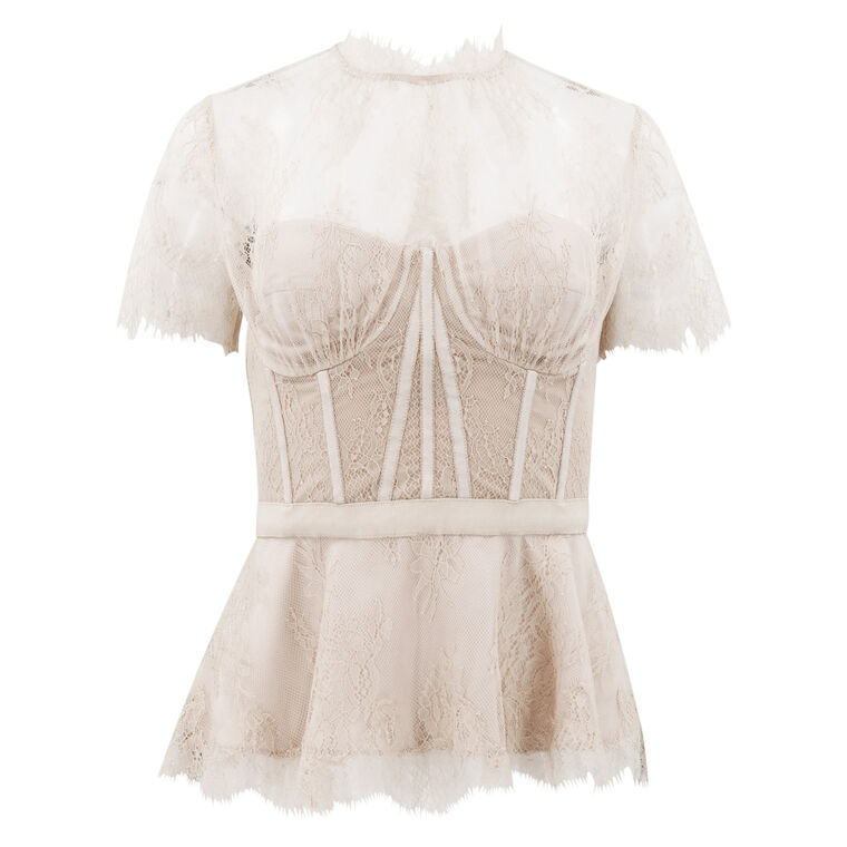 Kehlani Lingerie Lace Bustier Top image number null