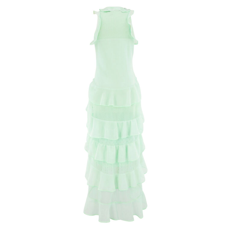 Calla Ruffle Sheer Dress image number null