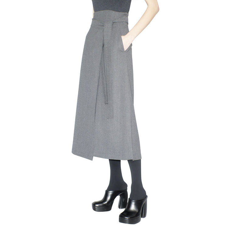 Stretch Flannel Skirt image number null