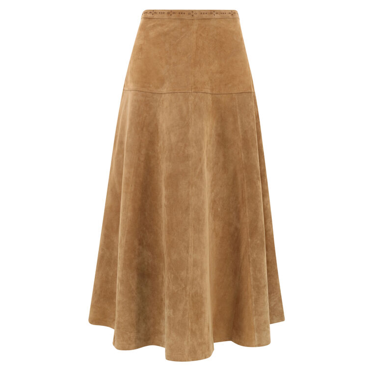 Ida Suede Skirt image number null