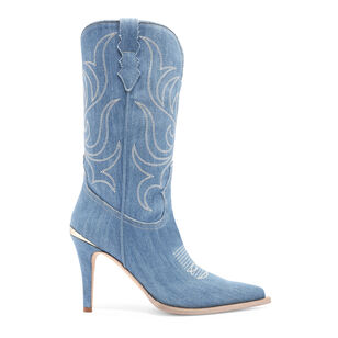 Cherie 95mm Denim Heeled Cowboy Boot Cherie 95mm Denim Heeled Cowboy Boot
