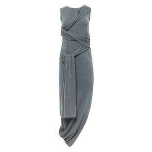 Tie Detail Sleeveless Midi Dress