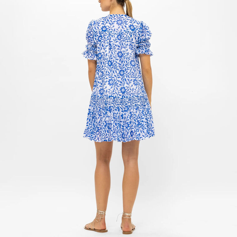 Smocked Drop Mini Dress image number null