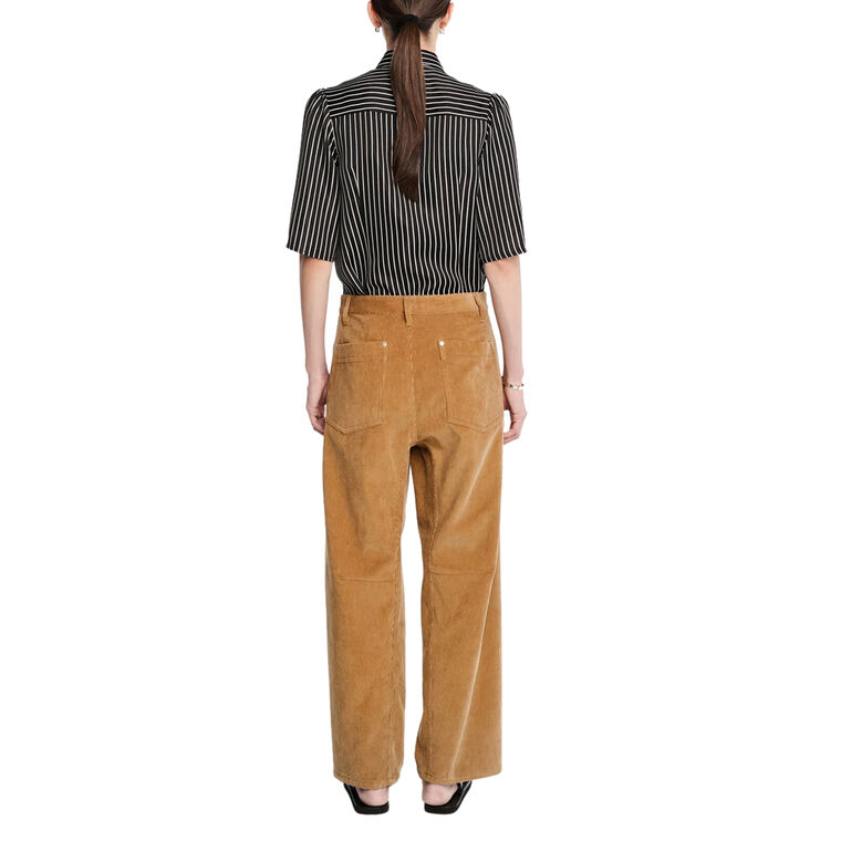 Bell Sleeve Covered-Placket Blouse image number null