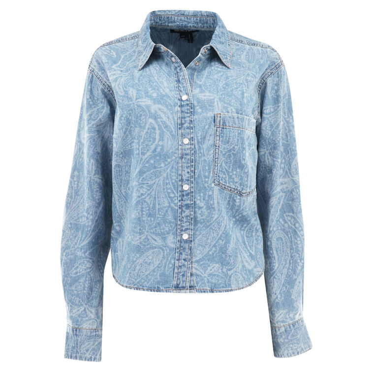 Aderes Long Sleeve Denim Shirt image number null