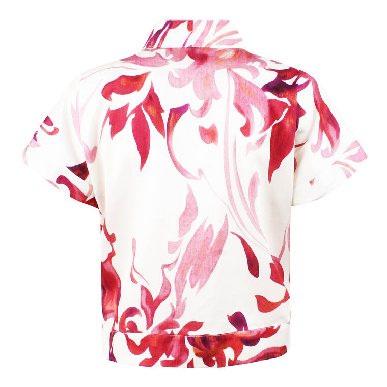 Suki Kyoto Floral Popover Top image number null