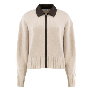 Zofia Long Sleeve Zipper Cardigan