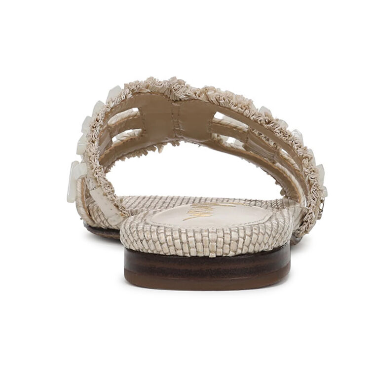 Bay Stone Raffia Slide Sandal image number null