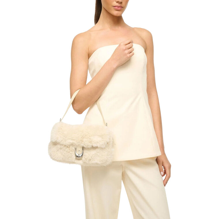 Harlow Faux Fur Shoulder Bag image number null
