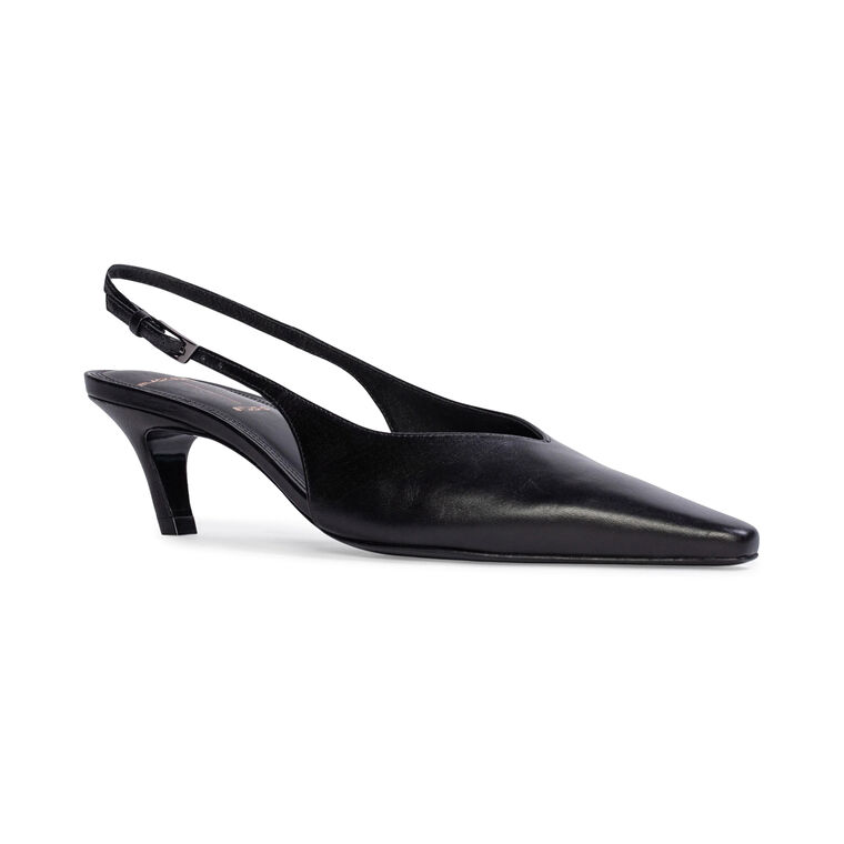 Lou 50mm Leather Slingback Pump image number null
