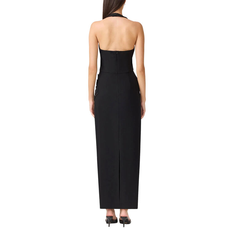 Odelia Beaded Halter Neck Gown image number null