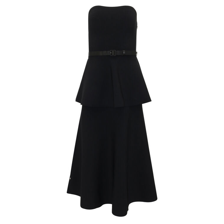 Basque Dress with Belt image number null