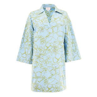 Embroidered Poplin Arcia Kaftan