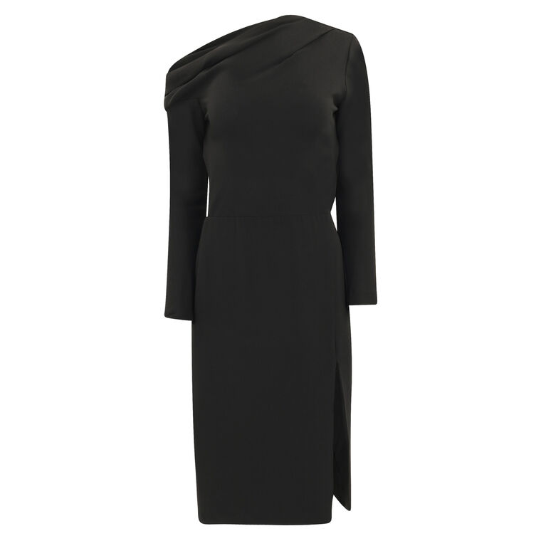 Asymmetrical Off The Shoulder Dress image number null