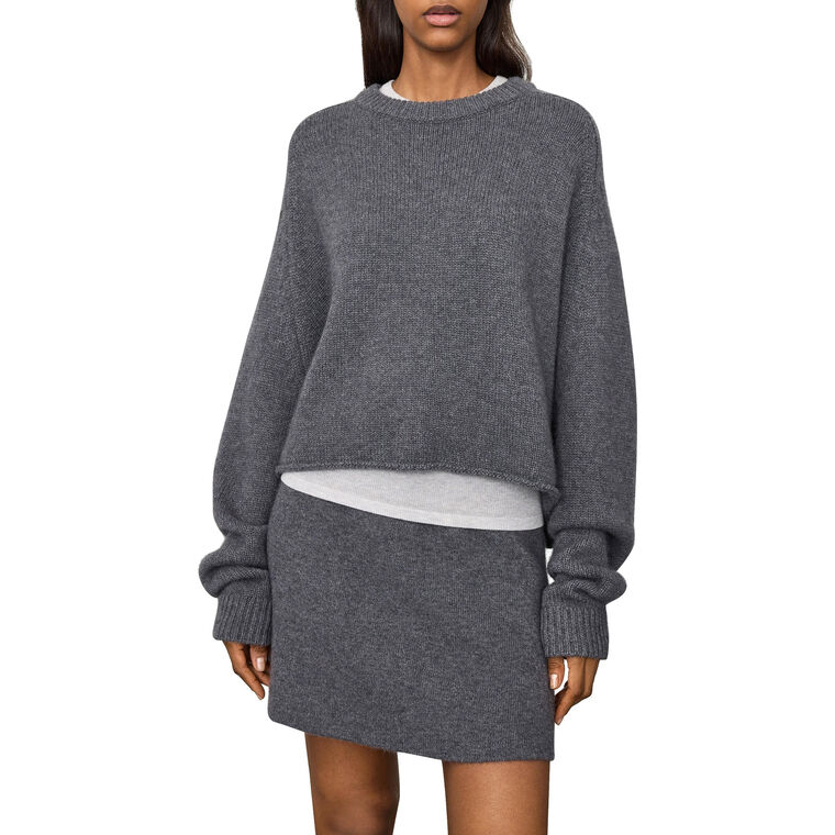 Karine Raglan Sleeve Cashmere Sweater image number null