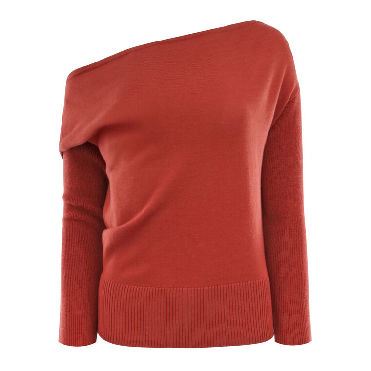 Chance Merino Off-The-Shoulder Sweater image number null